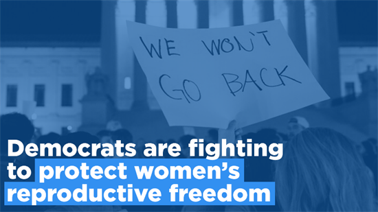 Democrats are fighting for women's rights