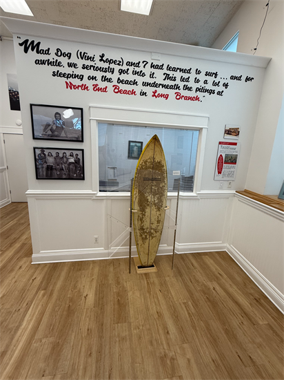 Bruce Springsteen's Surfboard.